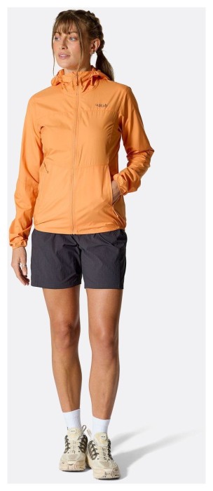 Вітровка жіноча Rab Windgather Hoody Wmns, Mulberry, 12