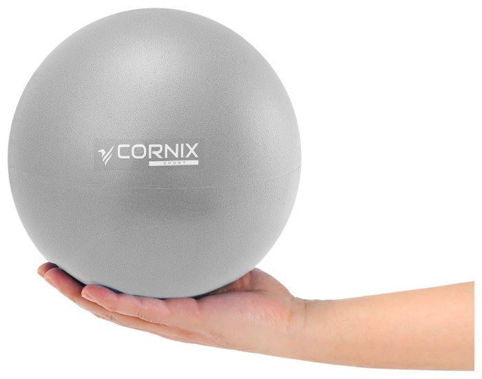 М'яч для пілатесу, йоги, реабілітації Cornix MiniGYMball 22 см XR-0227 Grey