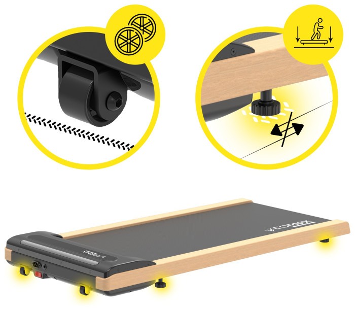 Бігова доріжка для ходьби Cornix Diana Walking Pad Oak Wood