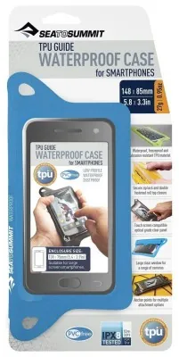 Гермочехол для телефону TPU Guide W/P Case for Smartphones Blue, 13 х 7 см від Sea to Summit