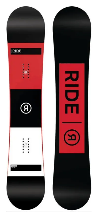 Сноуборд Ride Agenda 155 Black/Red/White (12B0025) (155 см black/red)