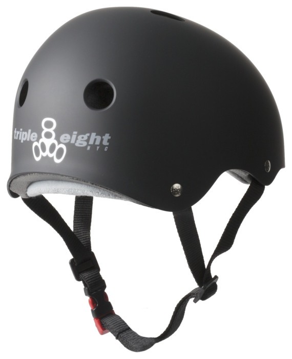 Шолом Triple8 The Certified Sweatsaver Black Rubber