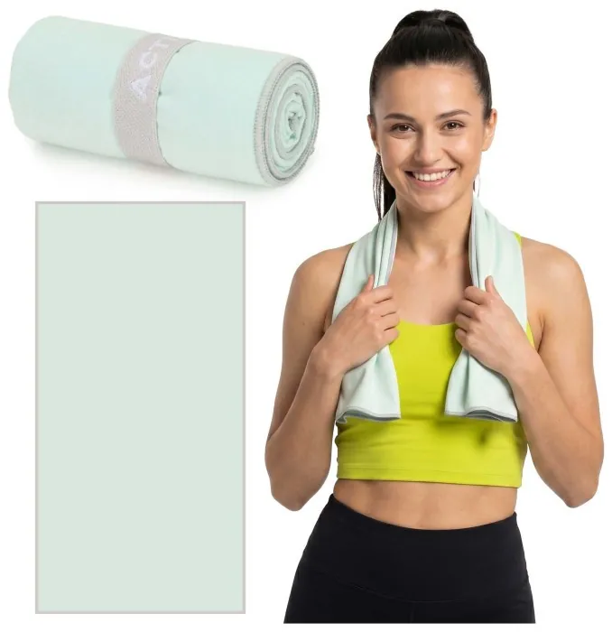 Рушник спортивний Actiget 80 x 40 см з мікрофібри ACT0185 Mint