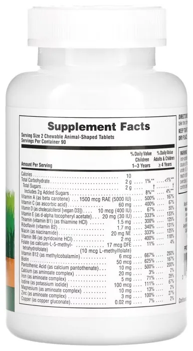 Children’s Multivitamin - 180 tabs Assorted