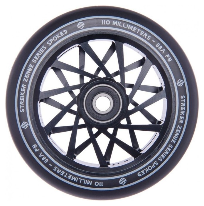 Колесо для трюкового самокату Striker Zenue Series Black Pro 110mm - Black, укр, укр
