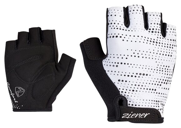 Велоперчатки Ziener Cimea W white, укр