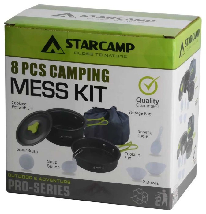 Набор посуды для кемпинга Starcamp Cookware set 1-2 HX-CK01 black