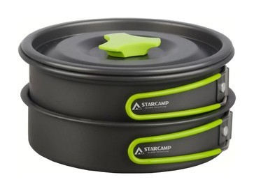 Набор посуды для кемпинга Starcamp Cookware set 1-2 HX-CK01 black