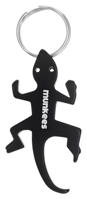 Munkees 3411 брелок-открывалка Lizard black