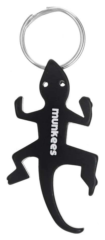 Munkees 3411 брелок-открывалка Lizard black