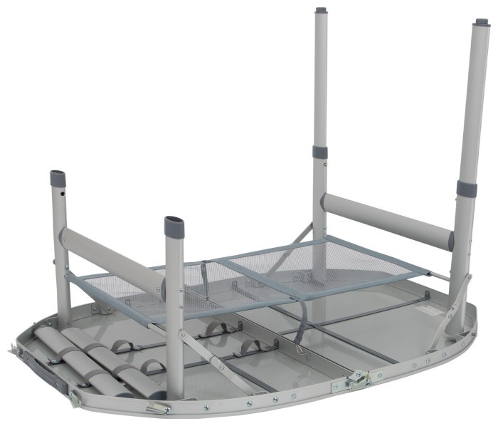 Стіл Bo-Camp Premium Oval 100x70 cm Grey (1404424)