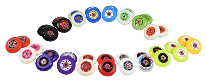 Колеса для Ripstik 76 mm (пара) - Red/Black