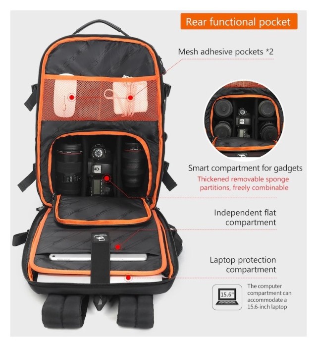 Рюкзак Tigernu T-B9235 15.6" Black