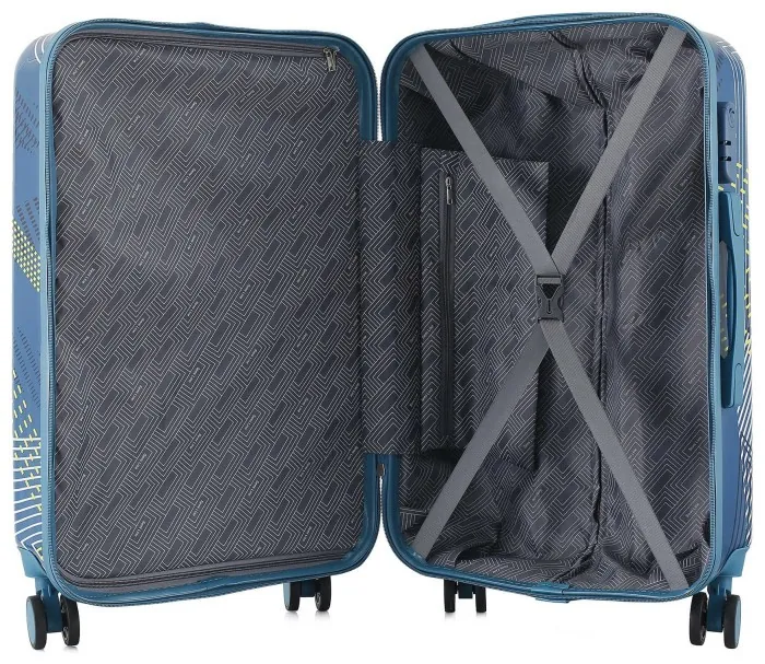 Валіза Semi Line 24" (M) Blue Pattern (T5652-2)