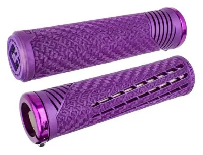 Гріпси ODI CF Grip v2.1 Lock-On Cosmic Purple/Pearl w/PurpleClamp