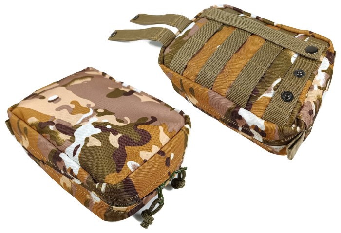 Підсумок аптечка тактична MOLLE Multicam Arid (степовий) для РПС, разгрузки або жилету