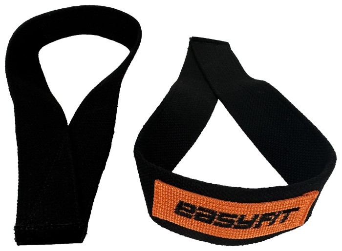 атлетические Лямки EasyFit Delta для становой тяги черные.