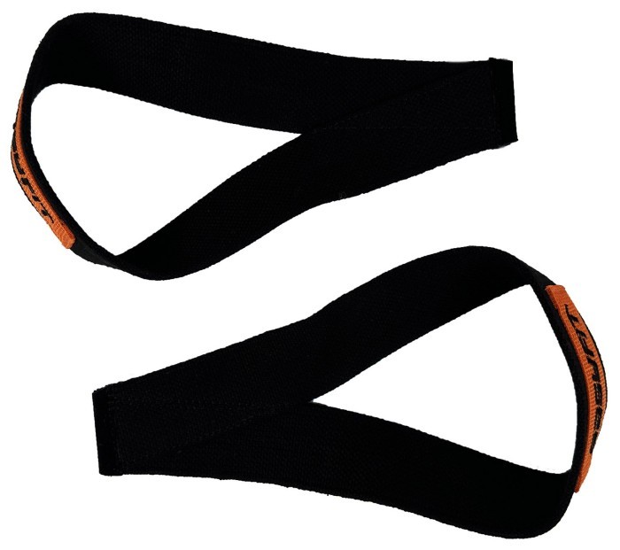 атлетические Лямки EasyFit Delta для становой тяги черные.