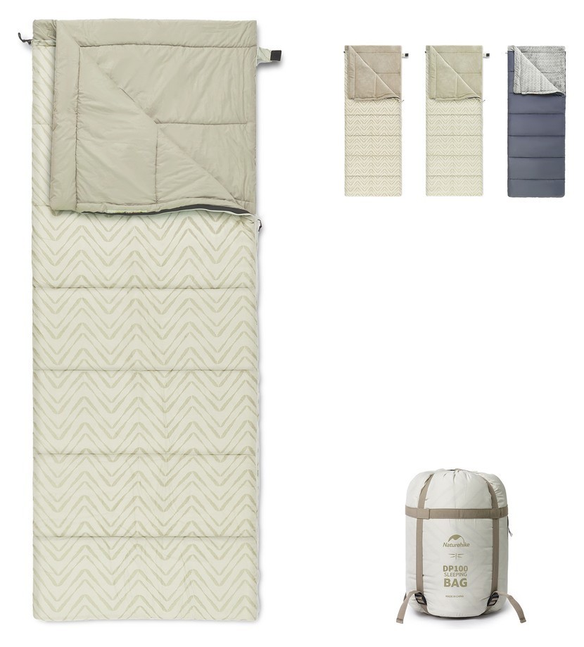 Спальный мешок Naturehike DP100 CNK2300SD012, бежевый