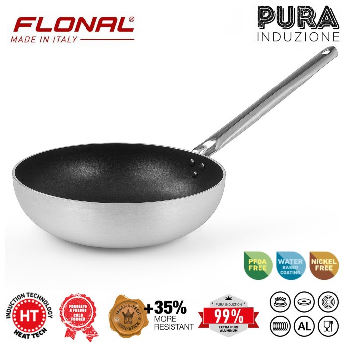 Сковорода ВОК Flonal Pura Induction Professional 28 см (GPRPX3270)