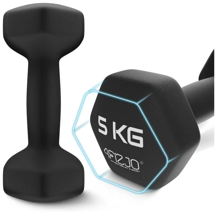 Гантелі вінілові 4FIZJO Classic 2 x 5 кг (P-5907739312808)