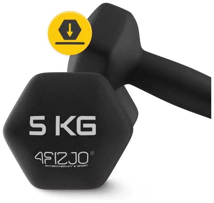 Гантелі вінілові 4FIZJO Classic 2 x 5 кг (P-5907739312808)