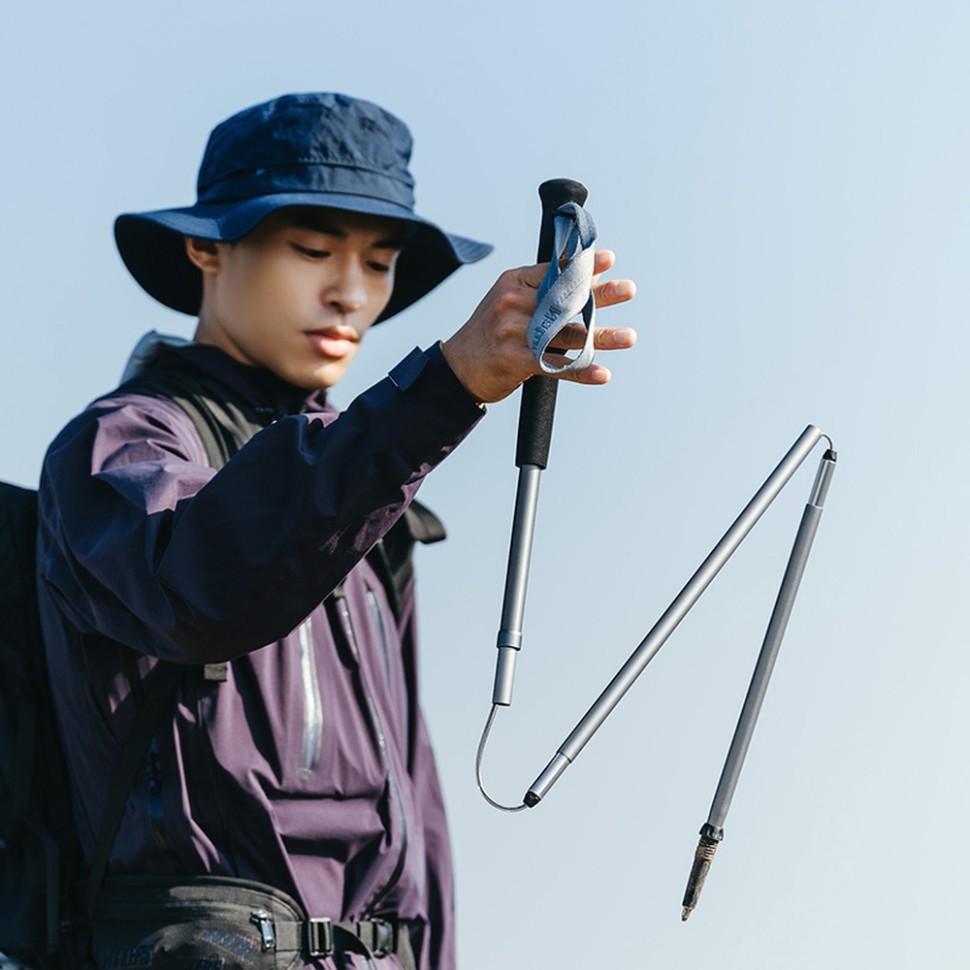 Трекинговая палка Naturehike CNK2450DS016, 130 см, фиолетовая