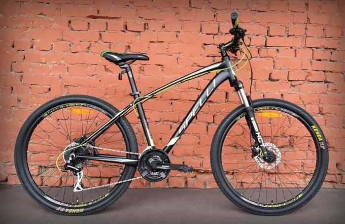 Велосипед гірський 29" Spelli SX-4700 Grey/Green (2025)