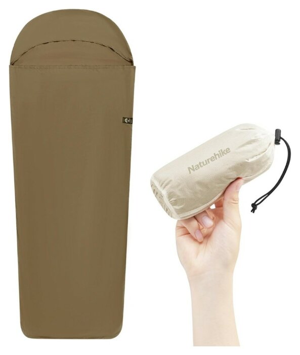 Підкладка для спального мішка Naturehike CNH22SD016, нейлон, коричнева, укр, укр