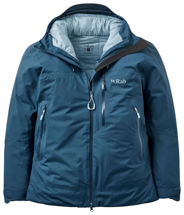 Жіноча тепла мембранна куртка Rab Xenon Shield Jacket Wmns, Tempest Blue, 10