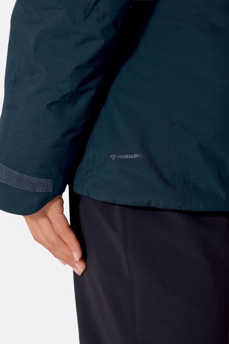 Жіноча тепла мембранна куртка Rab Xenon Shield Jacket Wmns, Tempest Blue, 10