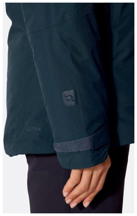 Жіноча тепла мембранна куртка Rab Xenon Shield Jacket Wmns, Tempest Blue, 10