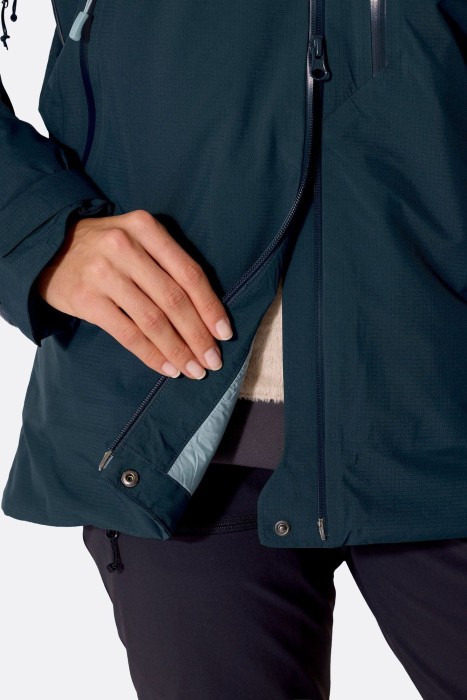Жіноча тепла мембранна куртка Rab Xenon Shield Jacket Wmns, Tempest Blue, 10