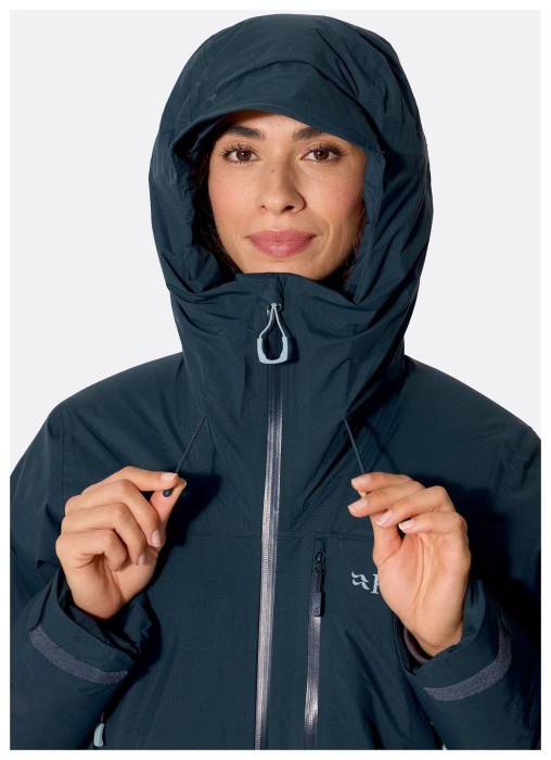 Жіноча тепла мембранна куртка Rab Xenon Shield Jacket Wmns, Tempest Blue, 10