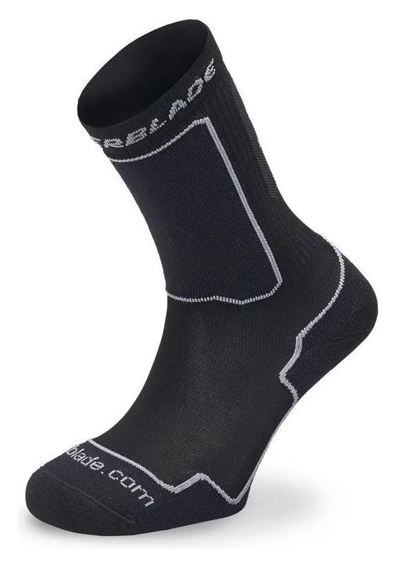Носки для роликів чоловічі Rollerblade PERFORMANCE SOCKS M Black/silver (06A56400) (XL black, silver)