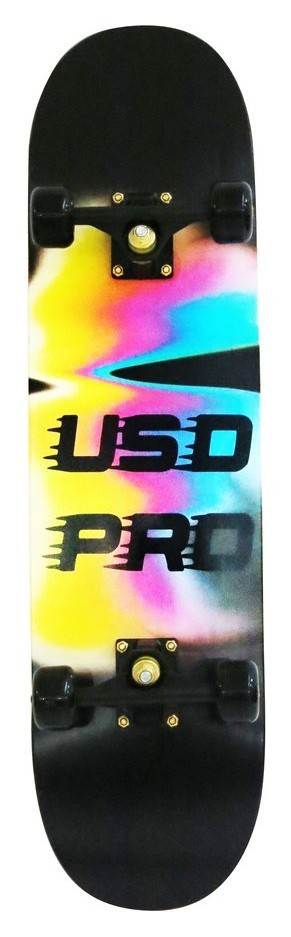 Cкейтборд USD PRO OUTBREAK 31.0″ Multicolor/black (USB21J2S), укр, укр