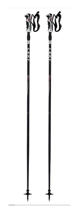 Палки для горных лыж Leki HOT SHOT S 115см Black/light grey/red (6436747-WRH)
