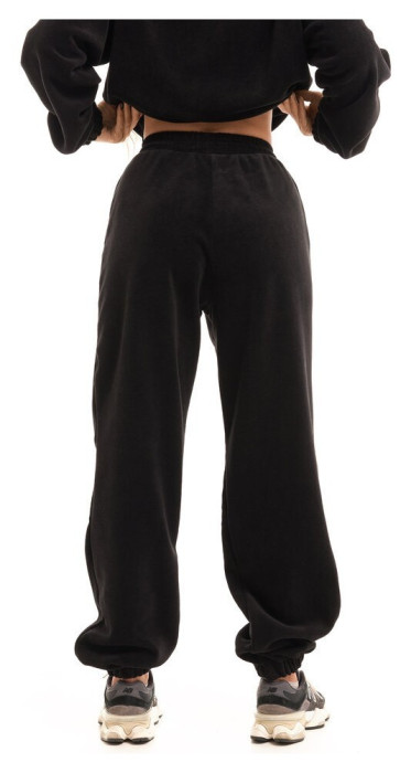 Черный костюм зимний флисовый. Теплый костюм женский Pobedov Huggi женский