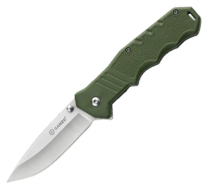 Нож складной карманный Ganzo G616-GR (7.9 см) 440C/ABS зеленый