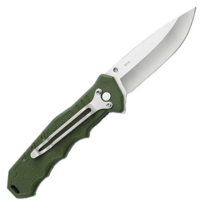 Нож складной карманный Ganzo G616-GR (7.9 см) 440C/ABS зеленый