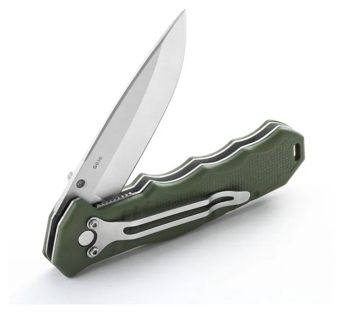 Нож складной карманный Ganzo G616-GR (7.9 см) 440C/ABS зеленый