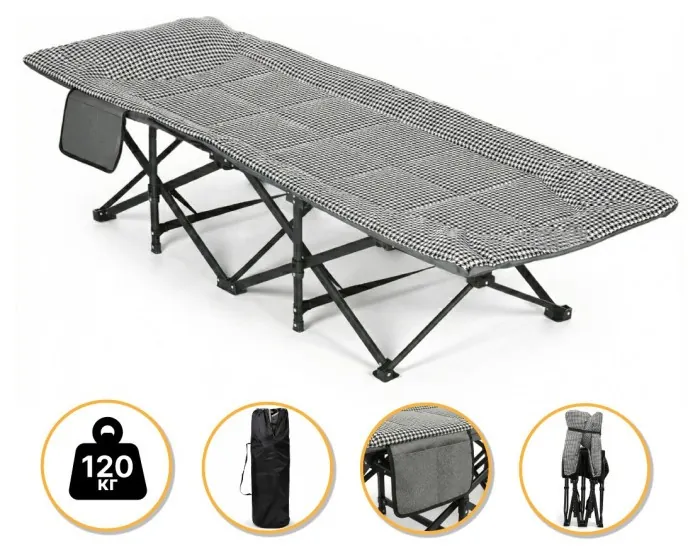 Розкладачка LEOBRO Гусяча лапка (HM-169K Houndstooth)