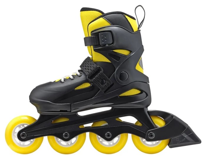 Ролики Rollerblade Fury black-yellow