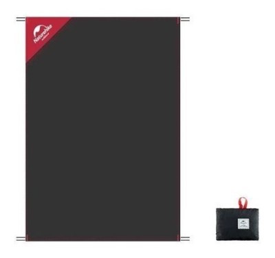 Килимок для пікніка водостійкий надлегкий Naturehike Moisture Picnic Mat NH17D050-B, 120x70 см, чорний