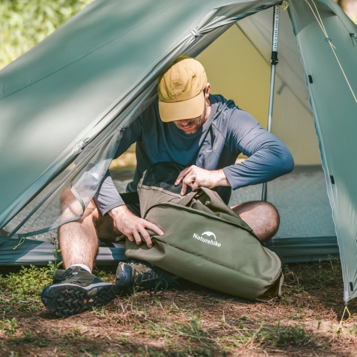 Стілець складаний ультралегкий Naturehike CNK2550JJ013 Yamami YL01, розмір L, алюміній, чорний, укр, укр