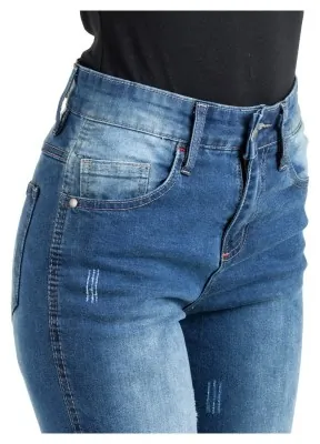 Женские мотоджинсы W-TEC Panimali - синие/XXL