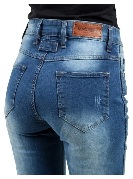 Женские мотоджинсы W-TEC Panimali - синие/XXL