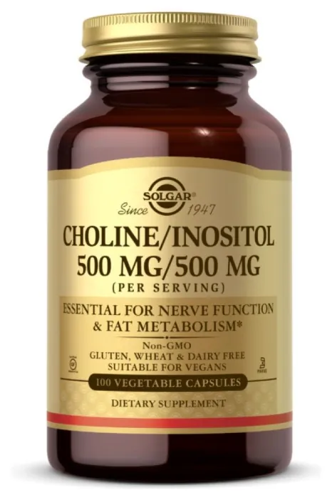 Choline/Inositol 500 mg/500 mg - 100 vcaps