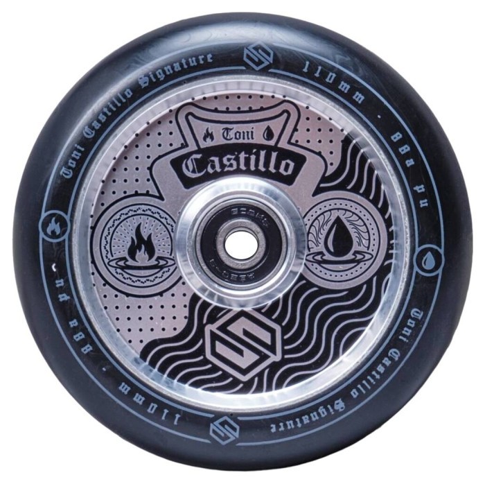 Колесо Striker Toni Castillo Pro Scooter Wheel 110мм Raw and Black