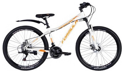 Велосипед ST 26" Formula ELECTRA DD FR рама-14" бело-оранжевый 2025